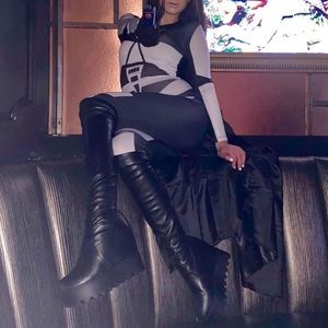 Stunning cosplay space intergalactic costume